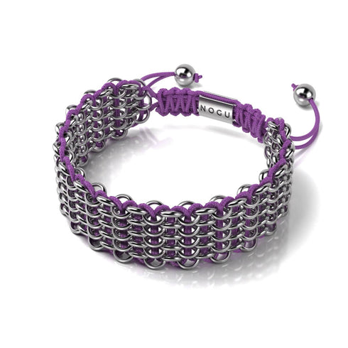 Liens Bonobos | Bracelet Kismet de luxe | Violet x Argent